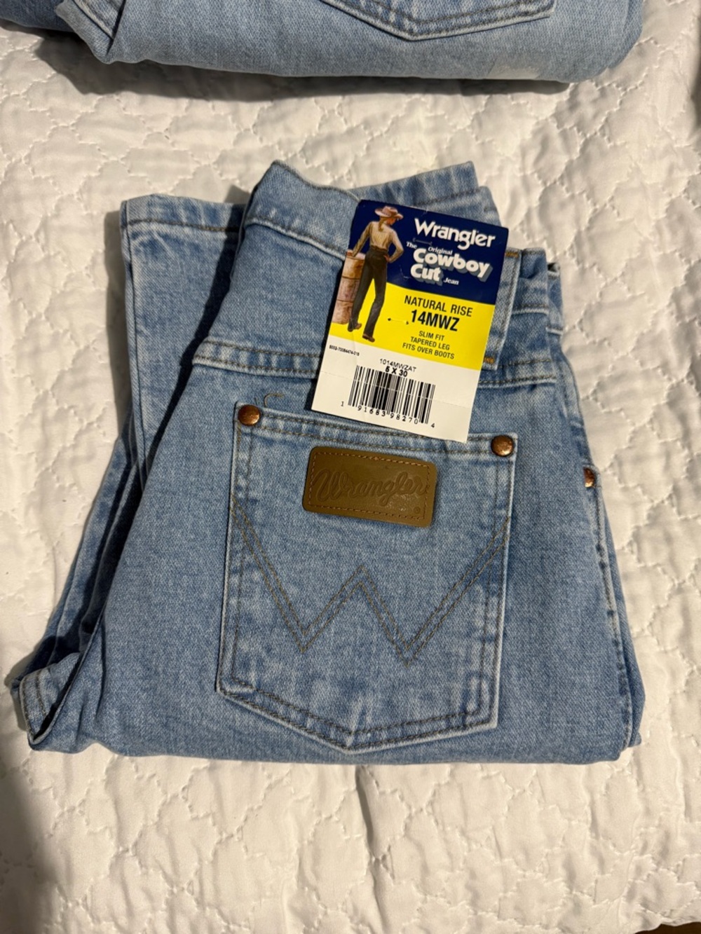 Wrangler Women's Boot Cut Jeans in Light Blue Denim